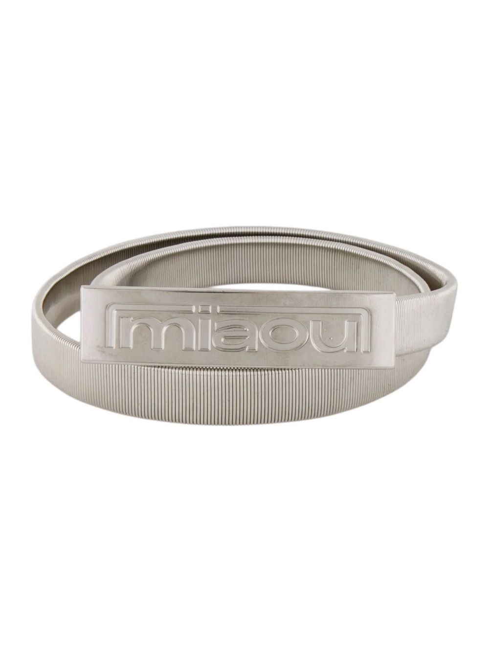 Miaou skinny metal waist belt